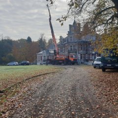 Kasteel Hof ter Laken gaat in de steigers