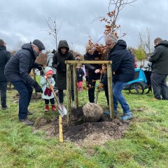 Stichting Kempens Landschap en district Borsbeek vieren nieuw leven met aanplant Geboortebos