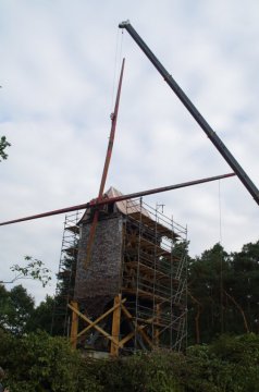 Spectaculaire start voor restauratie Beddermolen 