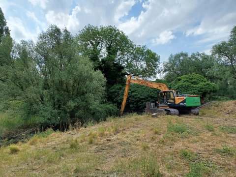 Slibruiming dokje Hemiksem van start