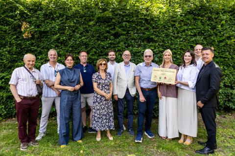 Stichting Kempens Landschap en gemeente Edegem stellen nieuwe uitbaters kasteel Hof ter Linden voor